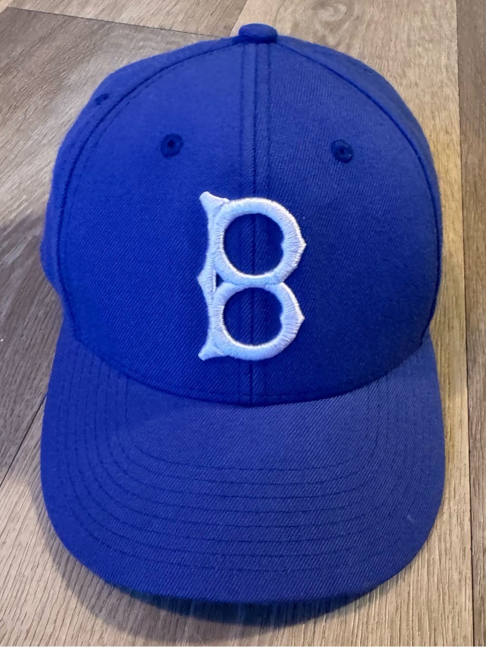 '47 Brand Brooklyn Dodgers Cooperstown Clean Up adjustable hat in royal blue.